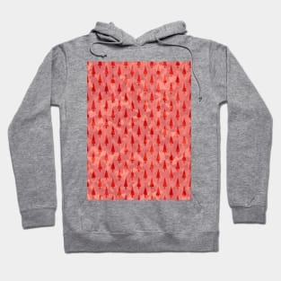 RED Christmas Trees Hoodie